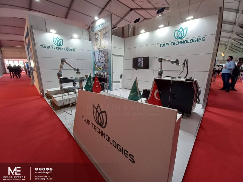 Mimari Expert | Stand design for Tulip Technologies Company