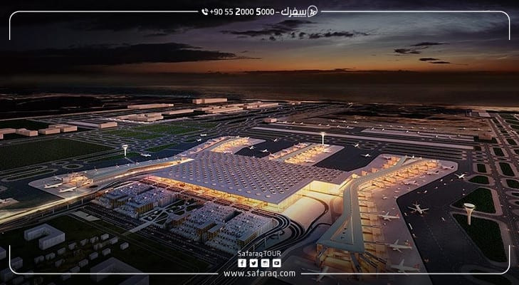 مطار اسطنبول الجديد يحقق أرقام ومسافات جديدة
