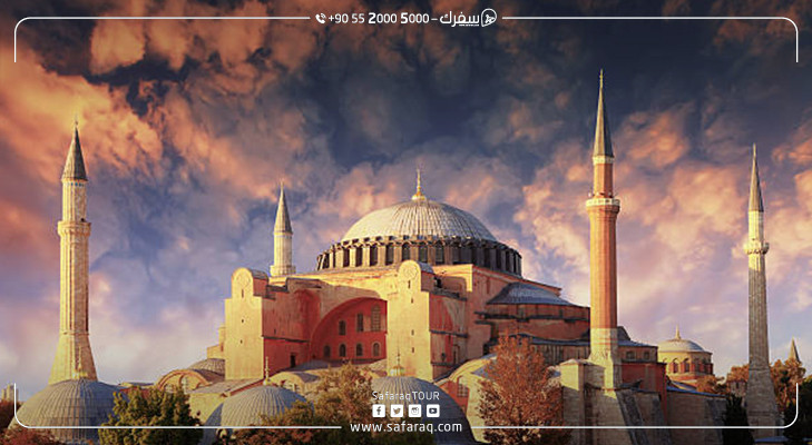 معلومات عن مسجد آيا صوفيا في اسطنبول