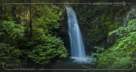 The Magnificent Palovit Waterfall in Rize near Trabzon