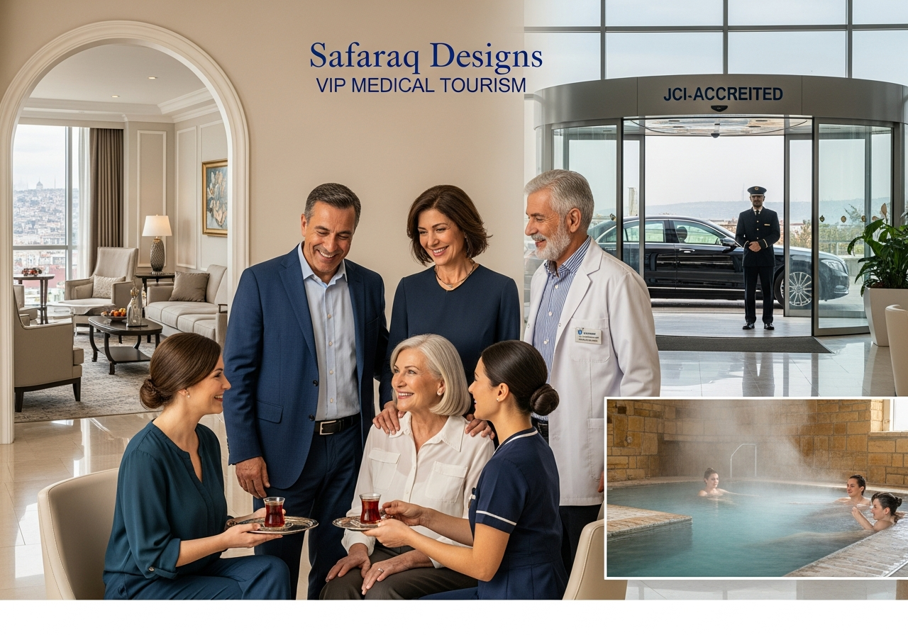 سياحة علاجية تركيا: تجربة VIP فاخرة مع سفرك