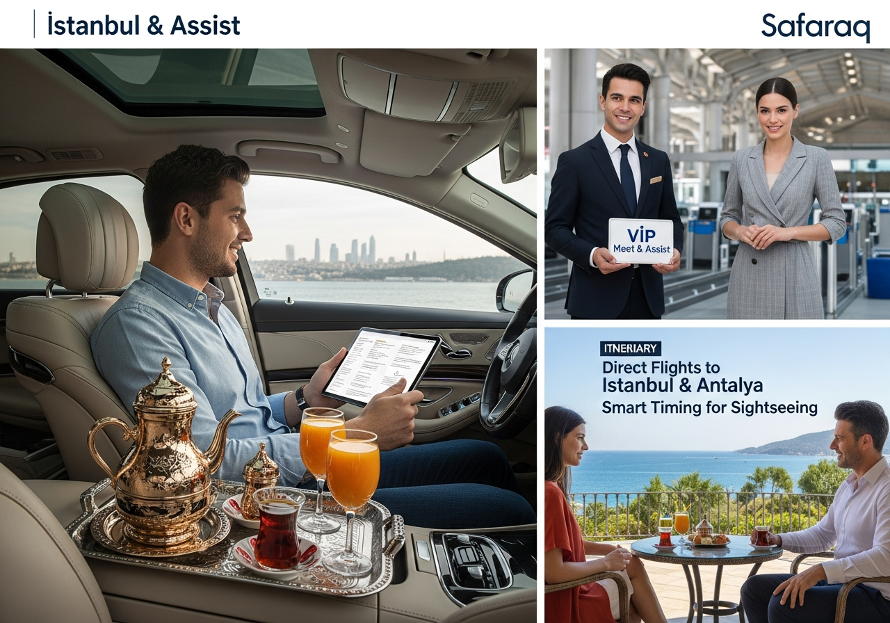 حجز طيران تركيا لتجربة VIP فاخرة مع سفرك