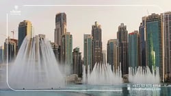 نافورة دبي: أين توجد ومواعيد تشغيلها