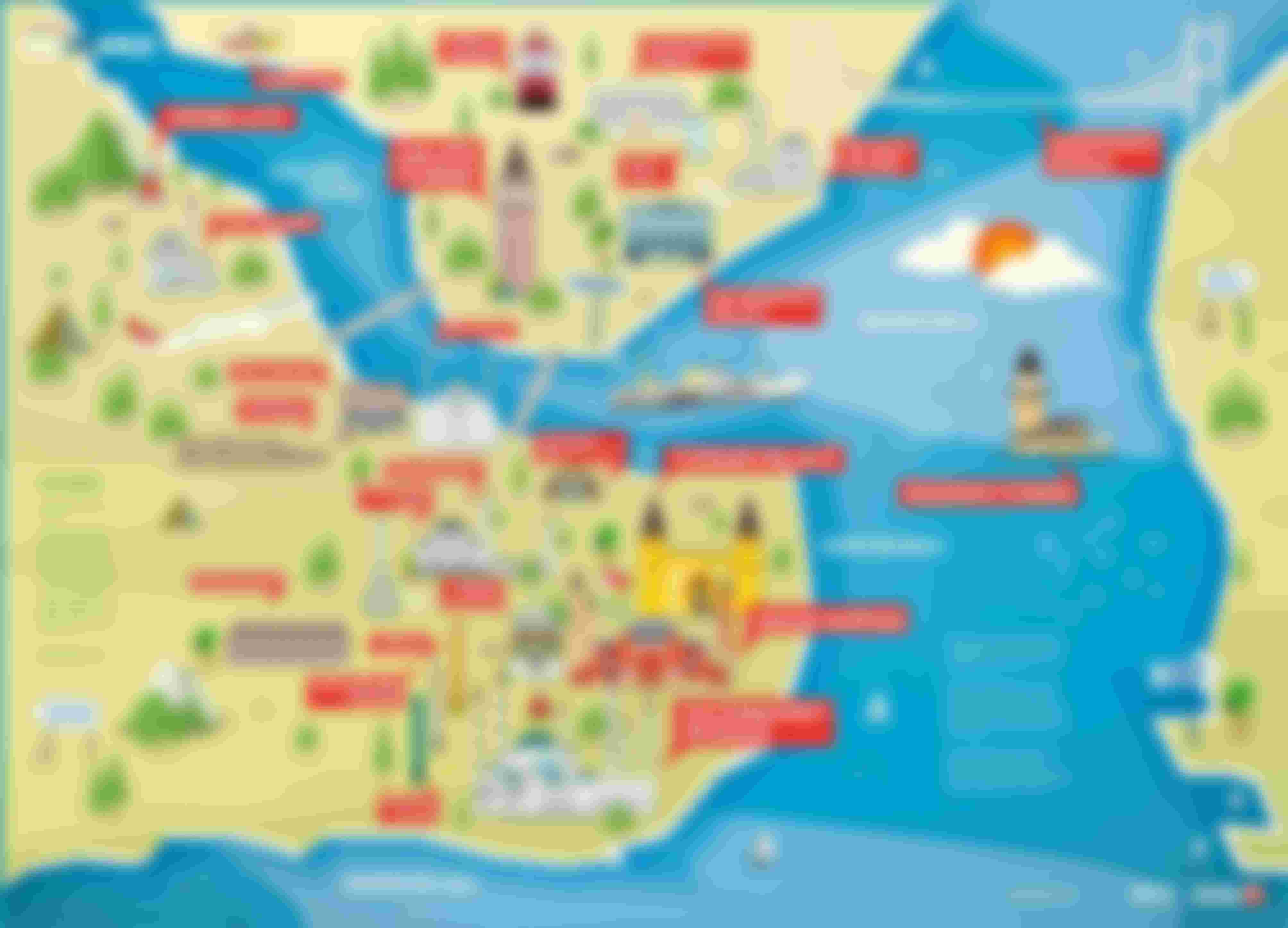 istanbul attractions map