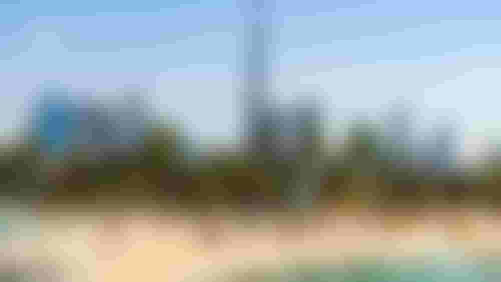 الناس يستجمون على شاطئ الممزر