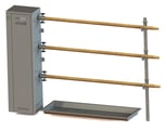 ماكينة تحويل لحم الضأن المفككة من CORDEROS-Inox- 40*30*150