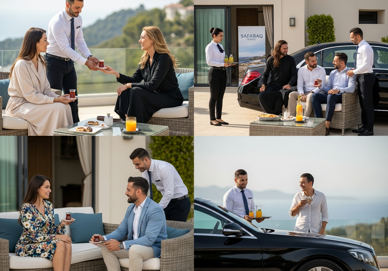 منتجع عائلي فاخر في بودروم يطل على البحر الفيروزي مع مسبح خاص