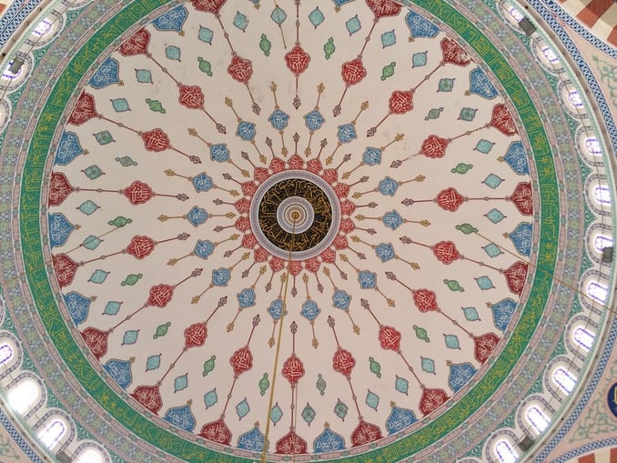 Lofty minarets and exquisite architecture