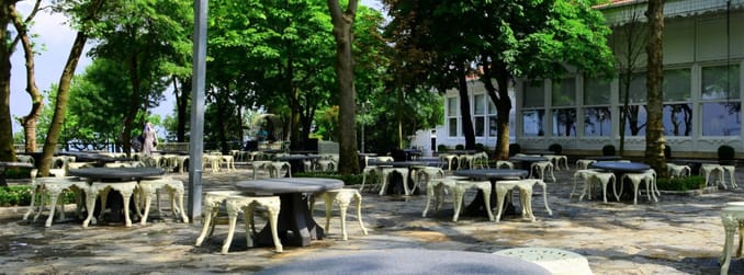 Çamlıca Hill garden