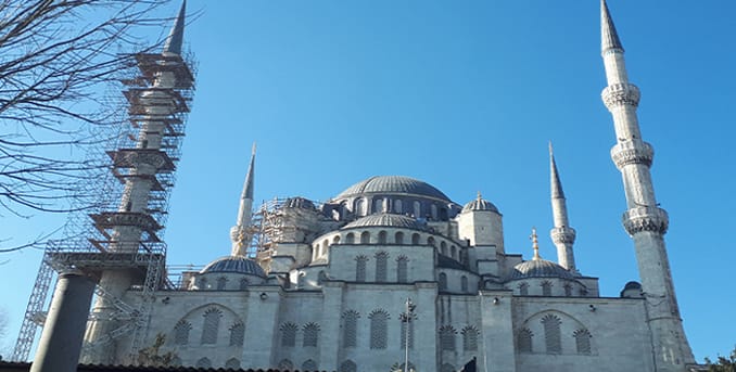 The Blue Mosque in Turkey