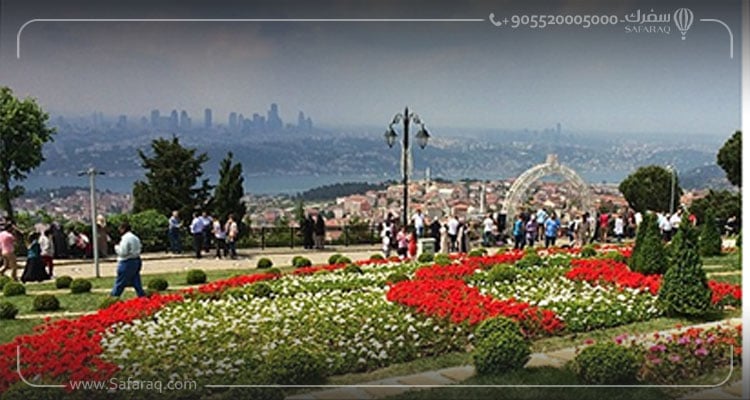Camlica hills in Istanbul