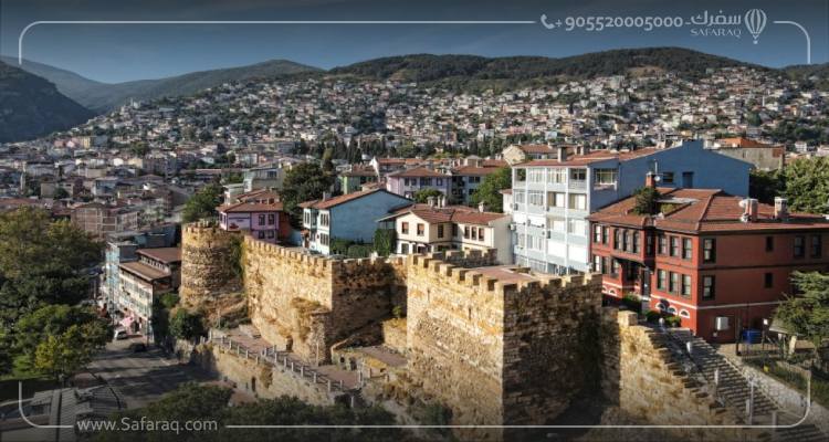 Le quartier de la citadelle de Bursa