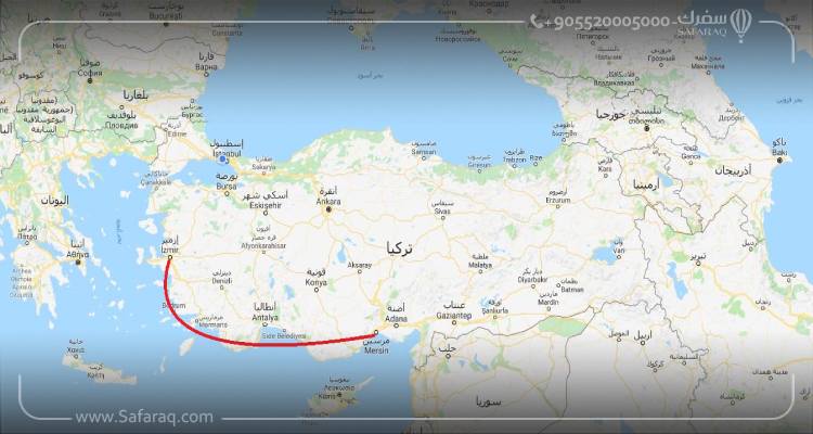 خريطة الريفيرا التركية