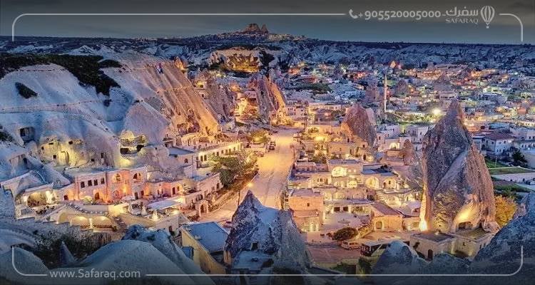 ما الذي يميز كبادوكيا تركيا في الشتاء