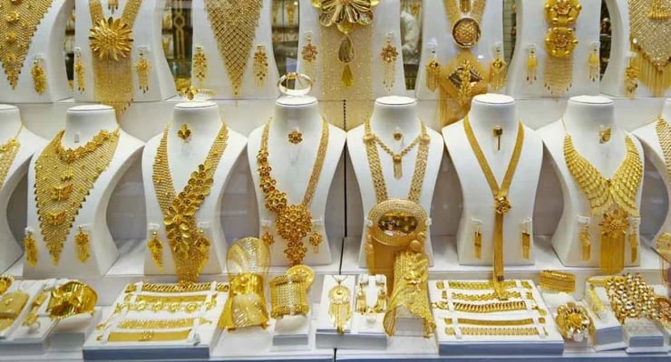 Gold Deira market in Dubai
