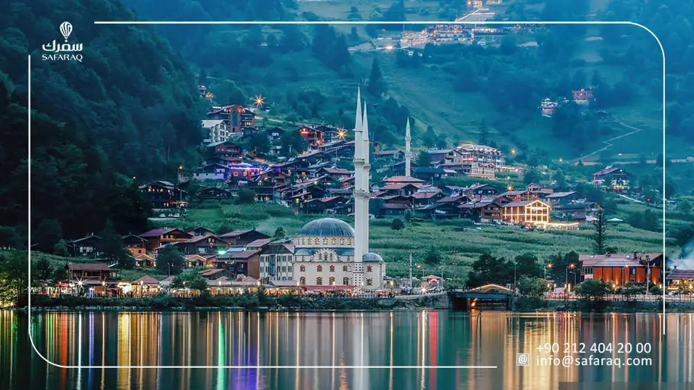 Uzungol lake in trabzon city