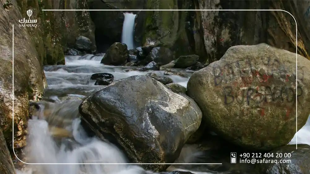Saitabat waterfall in bursa