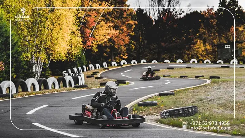 مغامرات الكارتنج في دبي