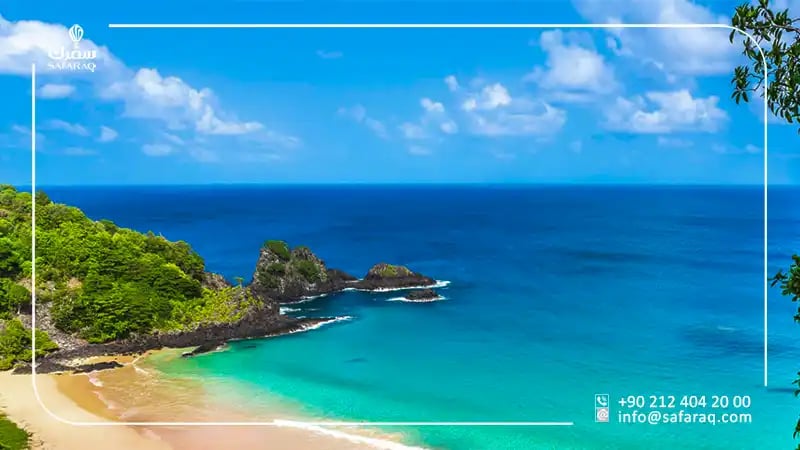 شاطئ جميل في سيشل