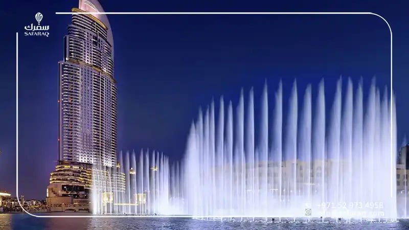 the Dubai Fountain