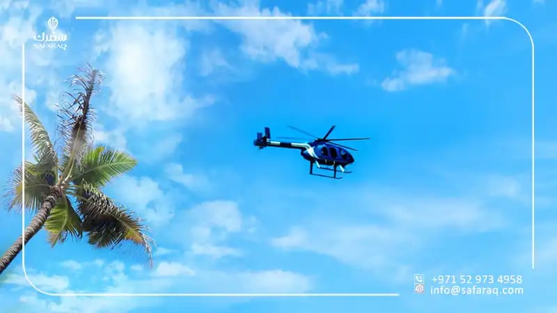 جولة الهليكوبتر في دبي
