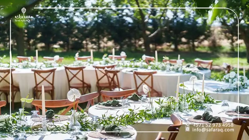 التحضير لحفلة العرس في دبي