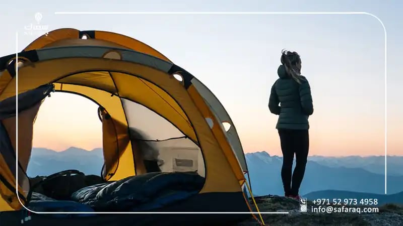 التخييم الجبلي في دبي