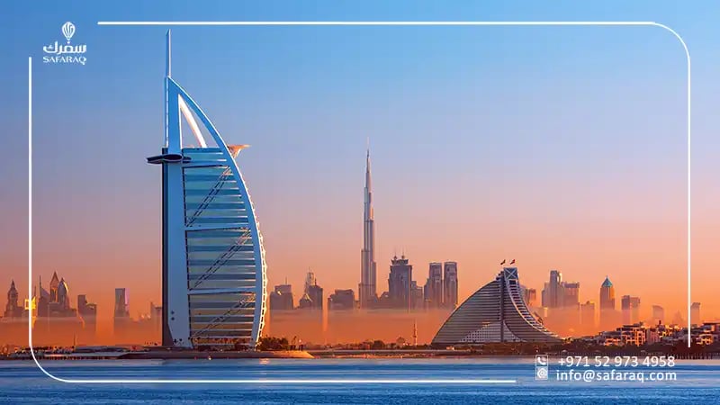 الطبيعة في دبي وبرج العرب
