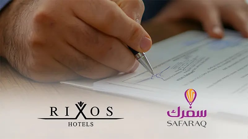 توقيع عقد شراكة بين شركة سفرك وفنادق ريكسوس