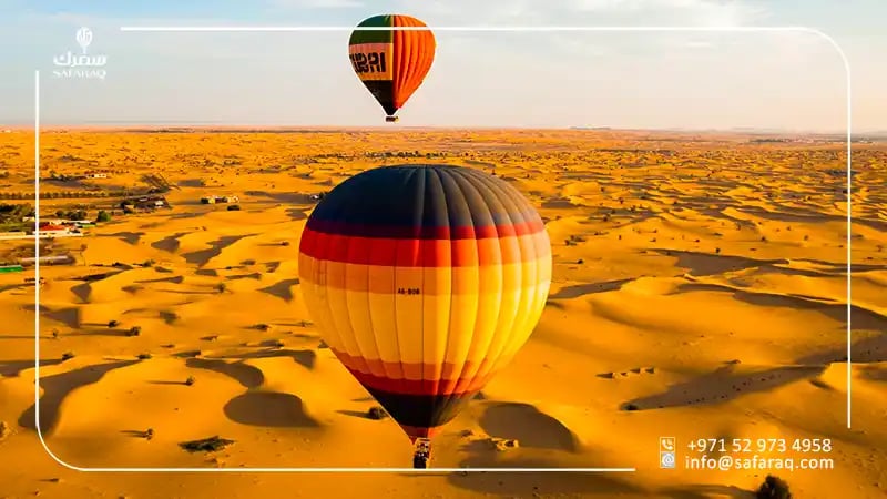 ركوب المناطيد في دبي