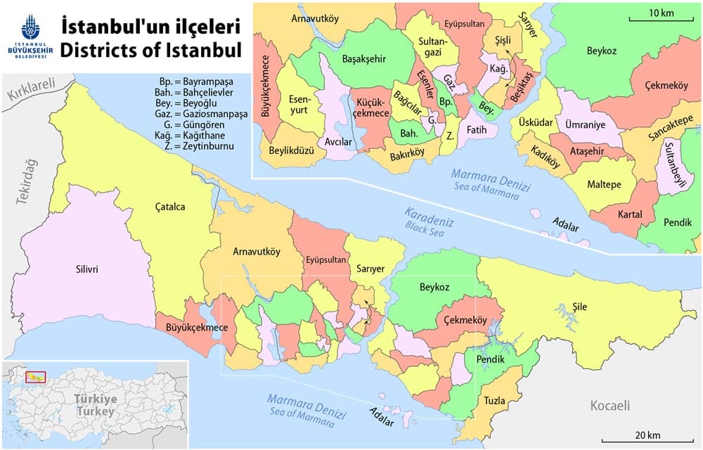 Istanbul Map