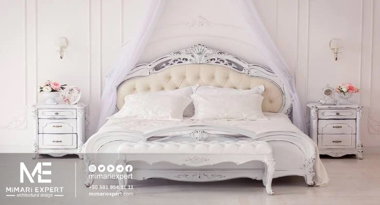 توزيع الأثاث في غرفة النوم