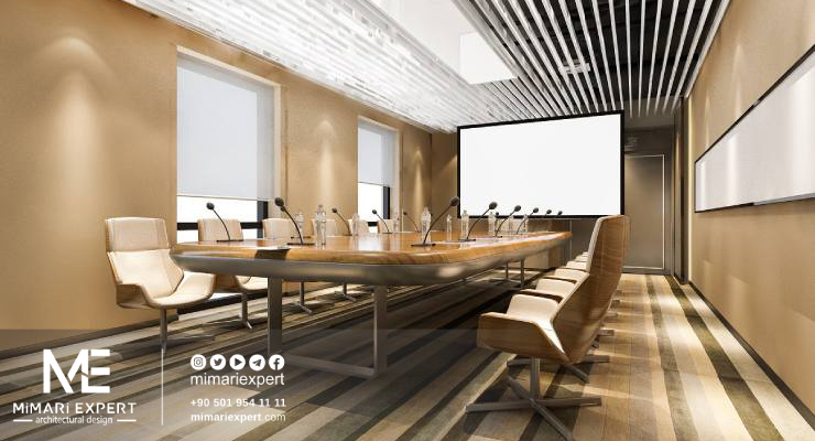 معماري اكسبرت | التصميم الداخلي للمكاتب: أهميته وأسسه ومعاييره