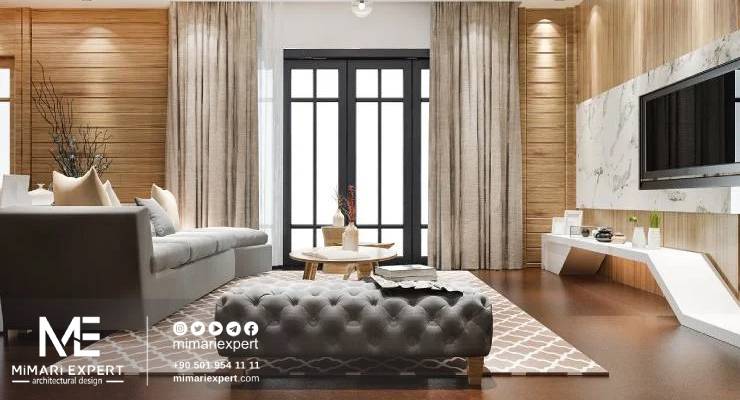 التصميم الداخلي والديكور للفلل