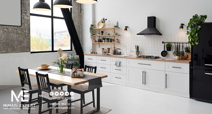 ديكورات مطابخ فخمة وكبيرة المساحة