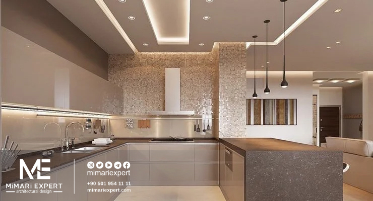 ديكورات جبسن بورد للمطابخ