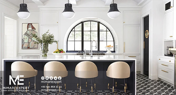  نمط المطبخ المفتوح أو (الأمريكي)