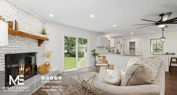 Sandalyeleri ve kanepeleri birbirine yakın yerleştirin