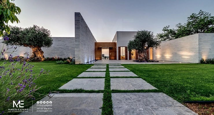 تصميم حدائق الفلل