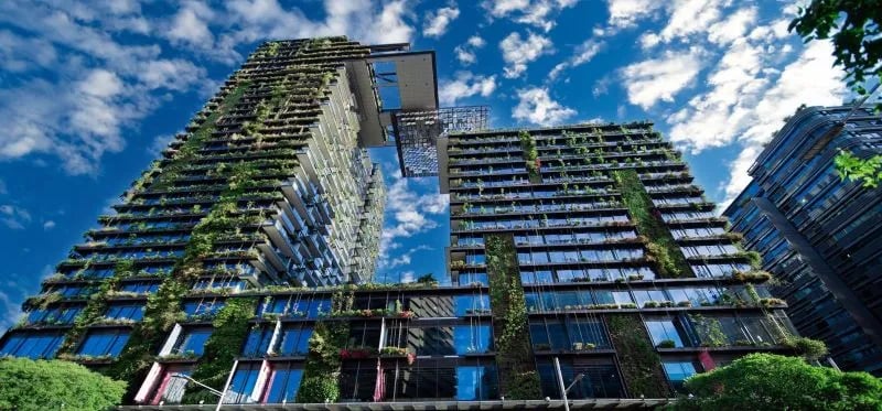 Green Building as an example of sustainable architecture 