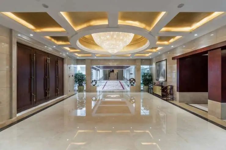 elegant corridor of entrance