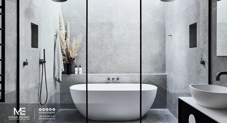 تصميم الحمامات الحديثة