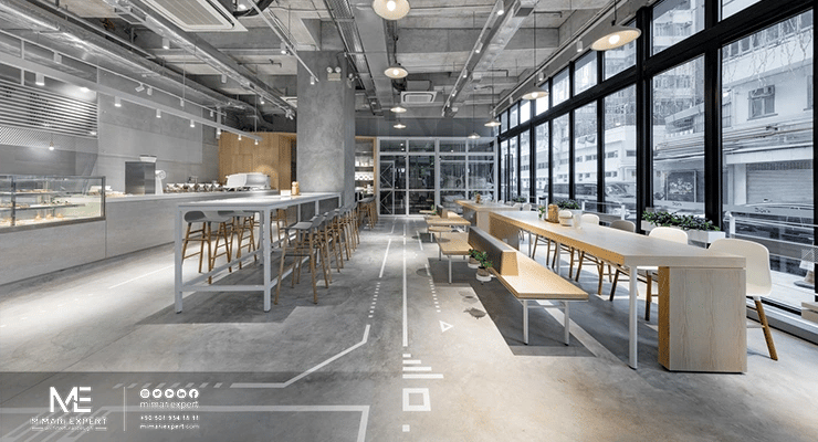 تصميم المقهى العصري