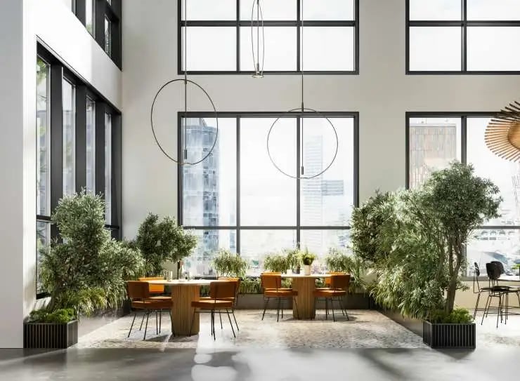 Eco-friendly creative office