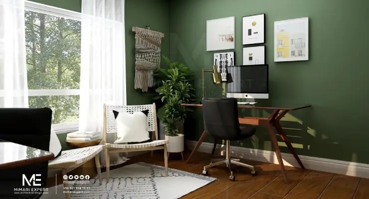 ديكورات المكاتب المنزلية