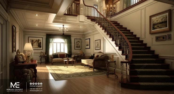 أنواع  الدرج الداخلي