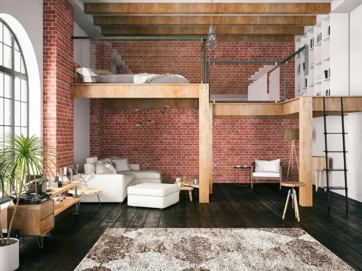 loft your bed in a small apartment