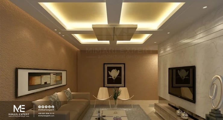 الأسقف المستعارة للمنازل