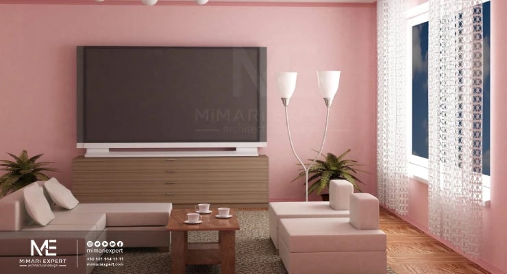 ألوان دهان حوائط الصالة