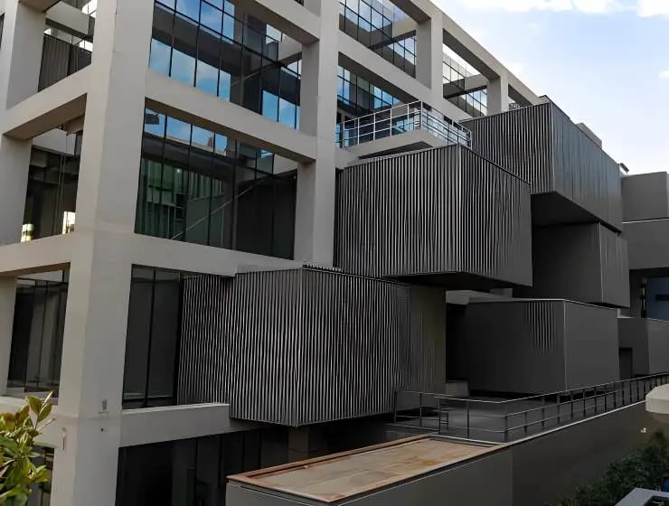 Architectural exterior of a commercial building istanbul modern